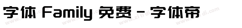 字体 Family 免费字体转换